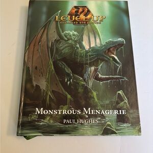 Monstrous Menagerie Level Up 5E Dungeons & Dragons DnD book EUC